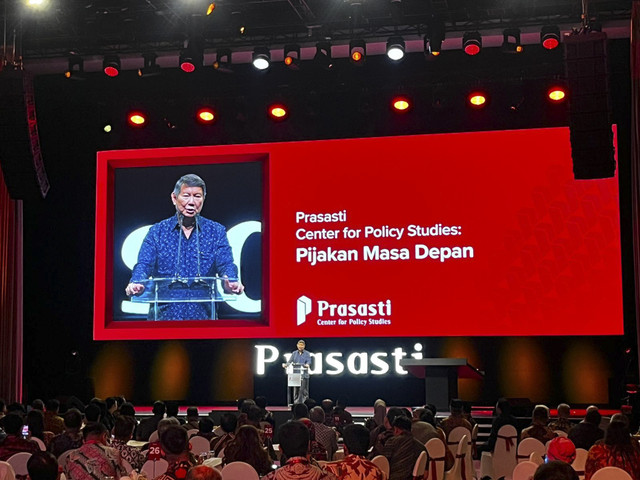 Hashim Djojohadikusumo Board of Advisors Prasasti di Jakarta Theater, Jakarta Pusat, Senin (30/6/2025). Foto: Rayyan Farhansyah/kumparan