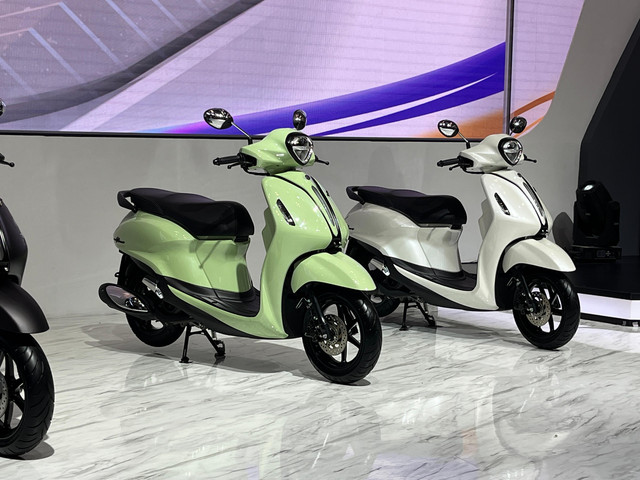 Yamaha Grand Filano di IMOS+ 2024. Foto: Syahrul Ghiffari/kumparan