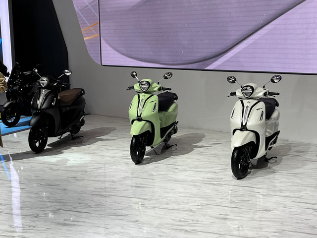 Yamaha Grand Filano di IMOS+ 2024. Foto: Syahrul Ghiffari/kumparan