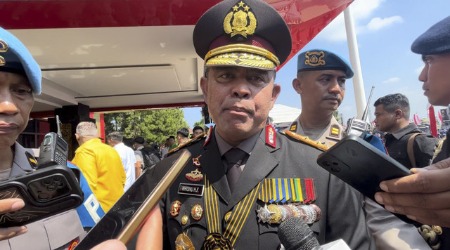 Kapolda Sumut Irjen Pol Whisnu Hermawan di Polda Sumut. Foto: Tri Vosa Fabiola Ginting/kumparan