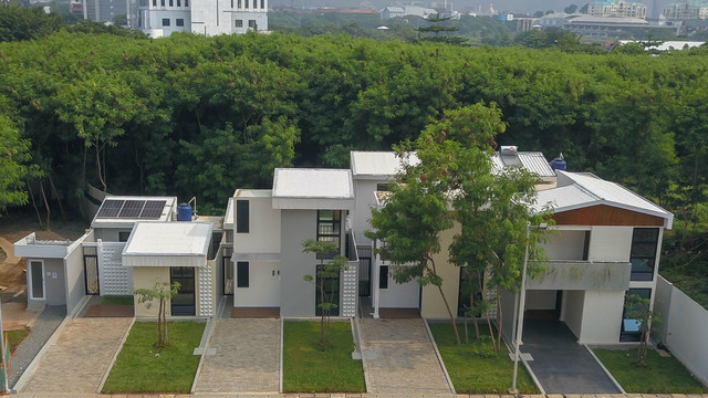 Rumah Hijau Netro Modular ( Kredit : Wijaya Karya Bangunan Gedung)