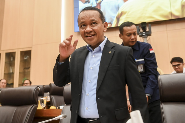 Menteri ESDM Bahlil Lahadalia. Foto: Rivan Awal Lingga/ANTARA FOTO