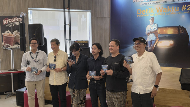 Konferensi pers album Detik Waktu dari Candra Darusman. Foto: Rifqi Fianto/kumparan