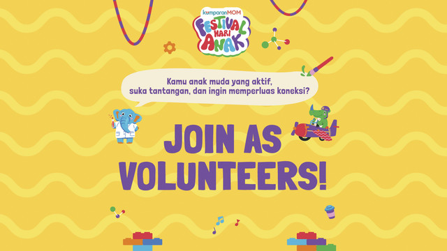 Volunteer Festival Hari Anak 2025. Foto: kumparan