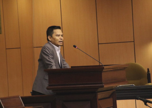 Brifing Sekretaris Jenderal MPR RI, Dr. Ma'ruf Cahyono, S.H., M.H. dalam rangka menghadapi pelaksanaan kegiatan Sidang Tahunan MPR RI dan Sidang Bersama DPR dan DPD RI, Peringatan Hari Konstitusi dan HUT KE-77 MPR RI. Foto: Dok. Sekjen MPR