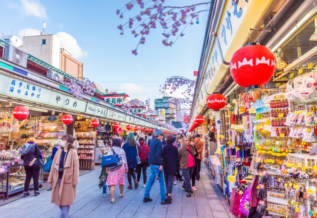 Nakamise-dori di Jepang. Foto: Shutterstock