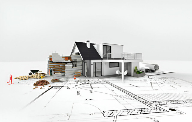 Ilustrasi bangunan rumah 3D. Foto: Pixabay/Studio Chlorophylle Serge Nied