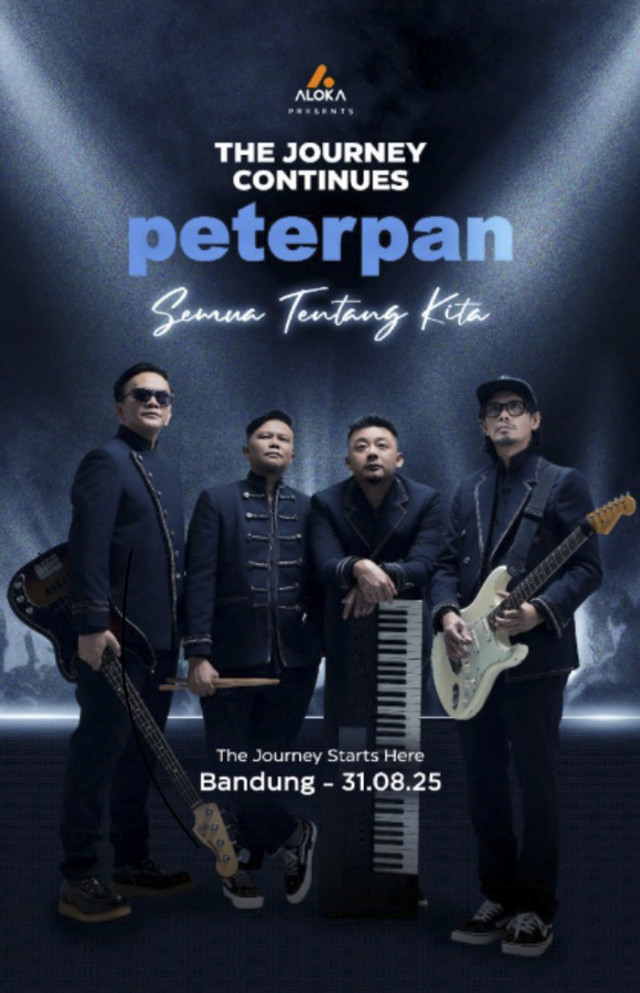 Konser Comeback Peterpan.  Foto: Instagram/ @aloka.id  