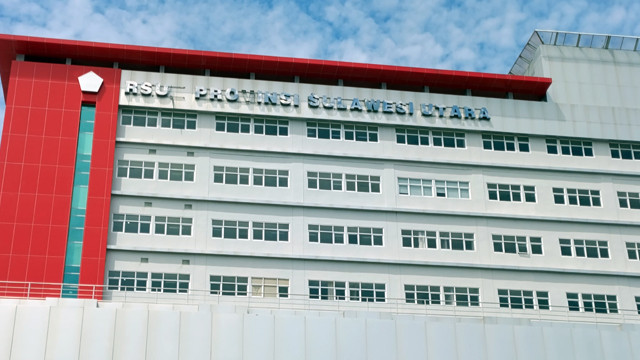 RSUD Provinsi Sulawesi Utara yang ada di Kota Manado.