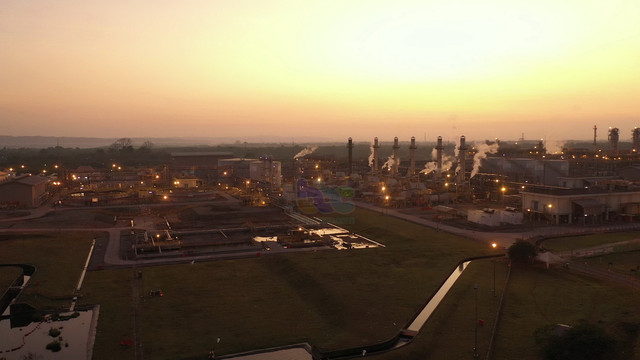 Lapangan Migas Banyu Urip, Blok Cepu di Kabupaten Bojonegoro, yang dioperatori oleh ExxonMobil Cepu Limited (EMCL) (Aset: beritaBojonegoro)