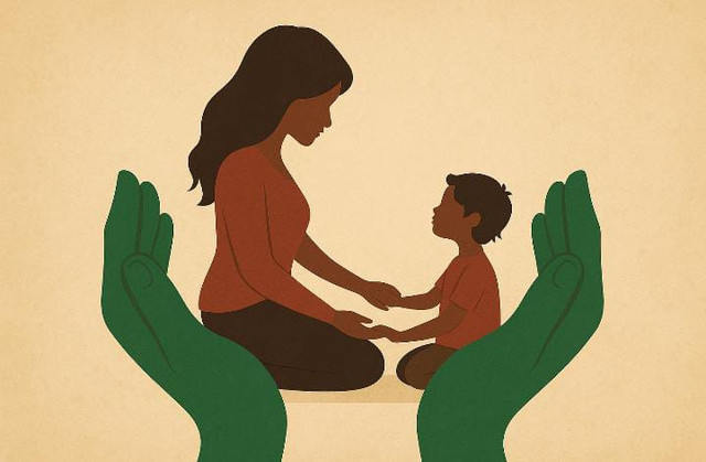 Foto: Ilustrasi Pemberdayaan Perempuan dan Perlindungan Anak (Sumber: AI)