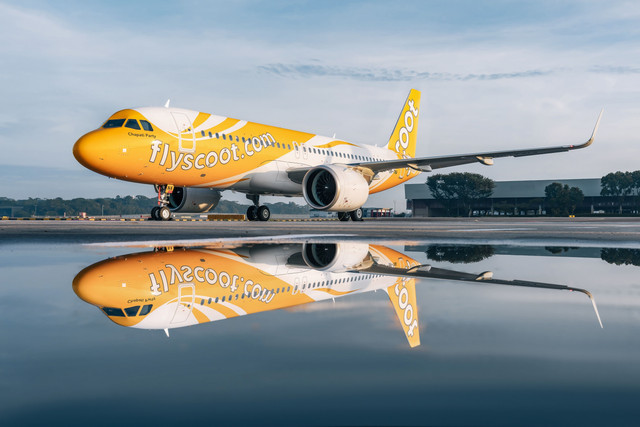 Pesawat A320neo Scoot. Foto: Scoot