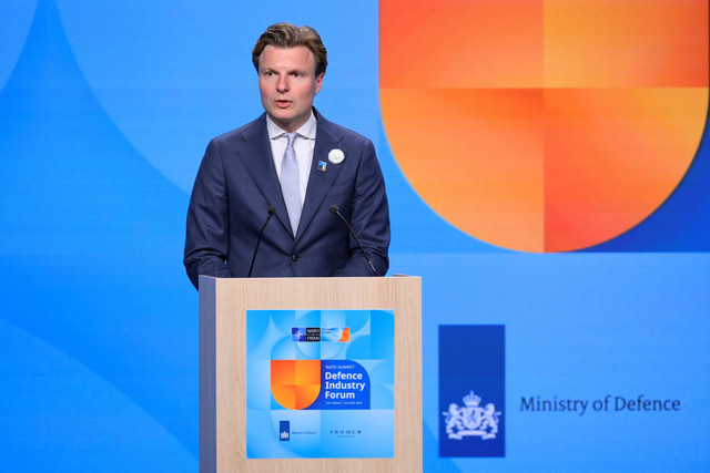 Menteri Pertahanan Belanda Ruben Brekelmans. Foto: JOHN THYS / AFP