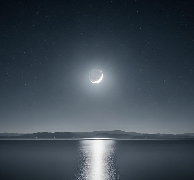 Sumber : Gemini AI. Ilustrasi Hari Asyura yang penuh ketenangan dan keagungan akan kebesaran kekusaan tuhan