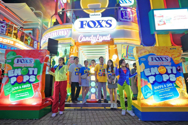Peluncuran FOX'S EmotiPops di FOX'S Candy Land yang dimeriahkan oleh GAC. Foto: dok. FOX'S