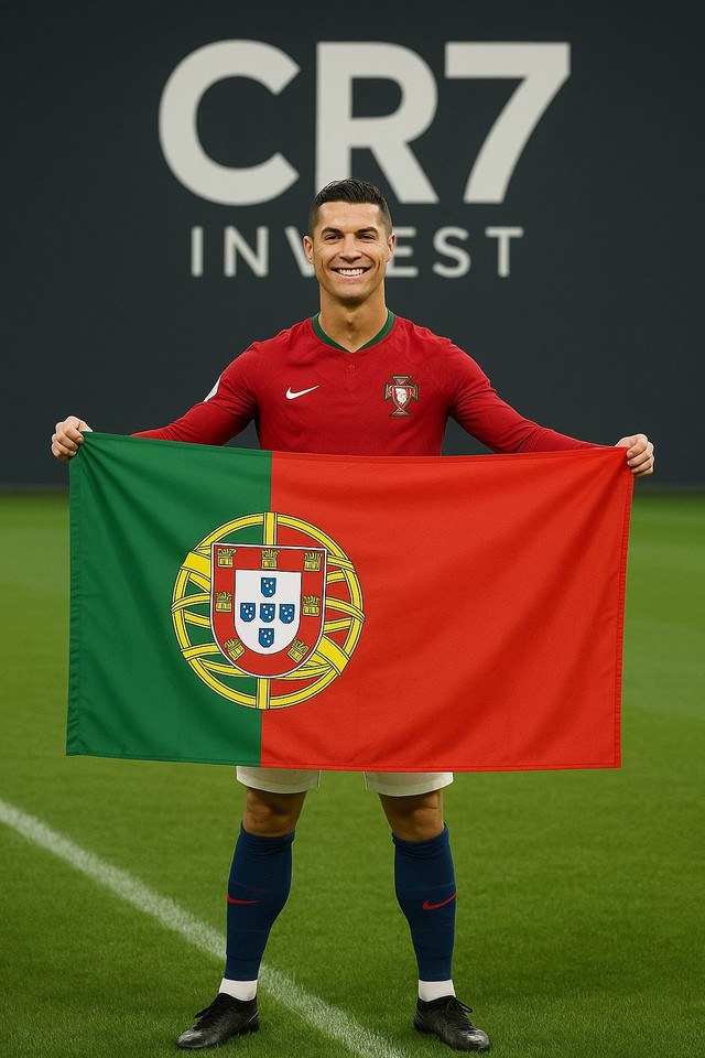 Gambar dari Cristiano Ronaldo dan Portugal (Foto dibuat oleh AI)