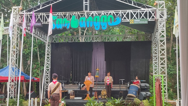 Pembukaan Perkemahan Wirakarya DIY 2025. Foto : Istimewa