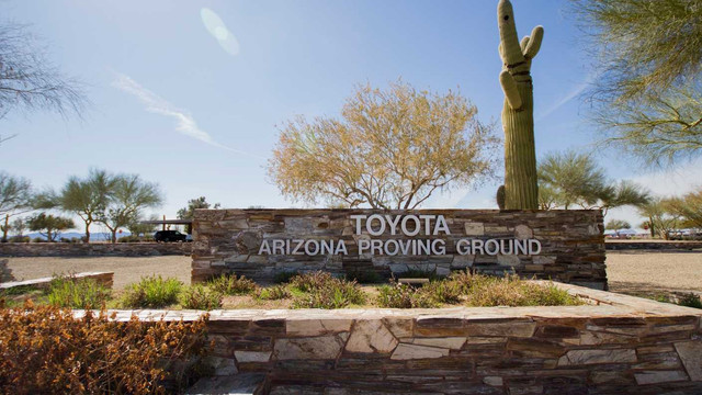 Fasilitas uji coba Toyota di gurun Arizona. Foto: Toyota