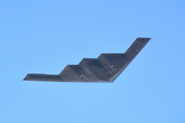 Ilustrasi Pesawat B-2 yang digunakan Amerika Serikat. Foto: Unsplash/Steve Harvey