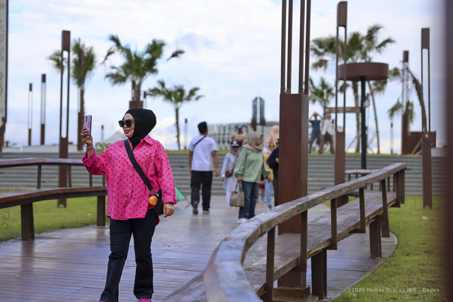 Nusantara Eco Traveler di Otoritas Ibu Kota Nusantara (OIKN) pada Sabtu (5/7/2025). Foto: Dok. Humas OIKN