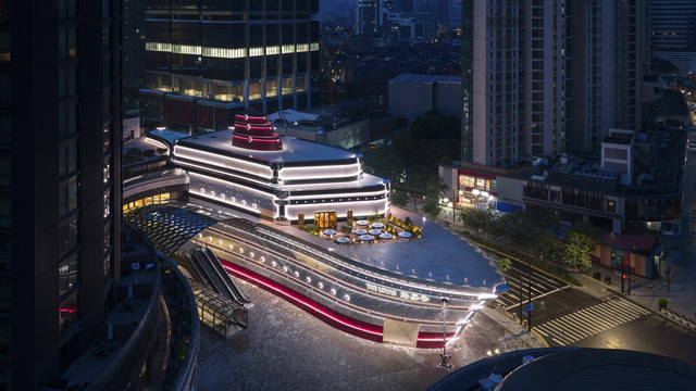 The Louis, ruang imersif berbentuk kapal yang baru diluncurkan oleh Louis Vuitton di Shanghai, China. Foto: Louis Vuitton Malletier