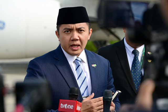 Sekretariat Kabinet Letkol Teddy Indra Wijaya di Rio de Janeiro, Brazil, Selasa (8/7).  Foto: Dok. Muchlis Jr - Biro Pers Sekretariat Presiden