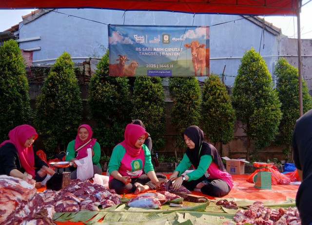 Qurban Festival di RS Sari Asih Ciputat (Sumber : DT Peduli)