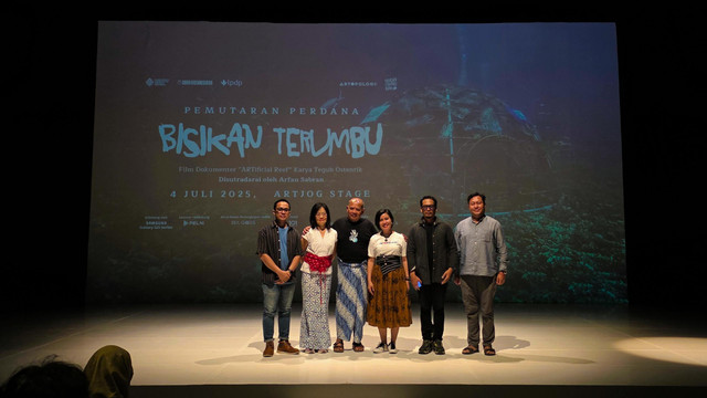 Pemutaran perdana film dokumenter 'Bisikan Terumbu' di ARTJOG 2025. Foto: Dok. ARTJOG 2025