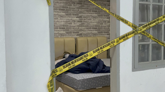 Penampakan Kamar Diplomat yang ditemukan tewas di Kosannya, Menteng, Jakarta Pusat, Selasa (8/7/2025). Foto: Rayyan Farhansyah/kumparan