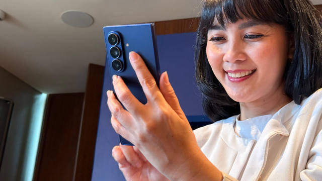 Samsung Galaxy Z Fold 7. Foto: Kevin S. Kurnianto/kumparan