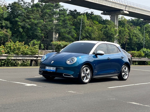 Mobil listrik GWM ORA 03. Foto: Syahrul Ghiffari/kumparan