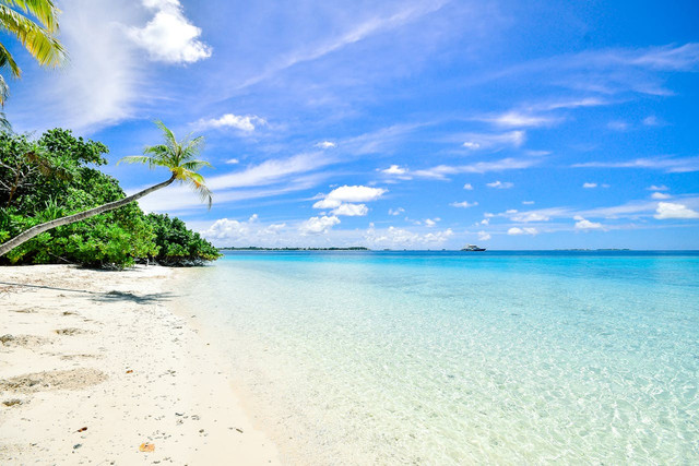 Pantai terindah di Kalimantan Selatan. (Foto hanya ilustrasi, bukan tempat yang sebenarnya). Sumber : Pexels/Asad Photo Maldives.