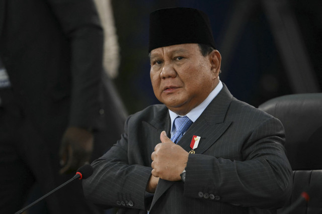 Presiden Prabowo Subianto. Foto: Mauro Pimentel/AFP