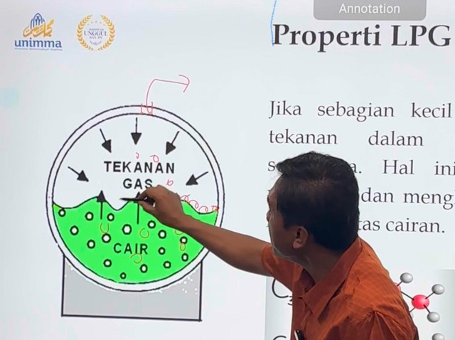 Penjelasan tabung LPG yang viral karena diduga berisi air (Sumber: Dokumentasi Penulis)