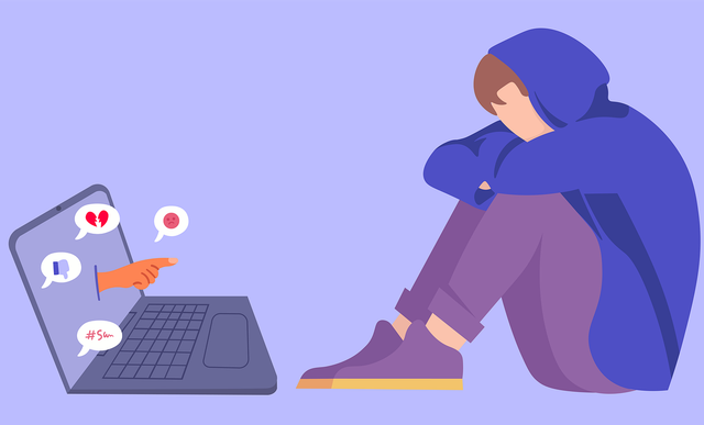 Ilustrasi dampak komentar negatif di media sosial terhadap mental remaja. Sumber: Pixabay.com