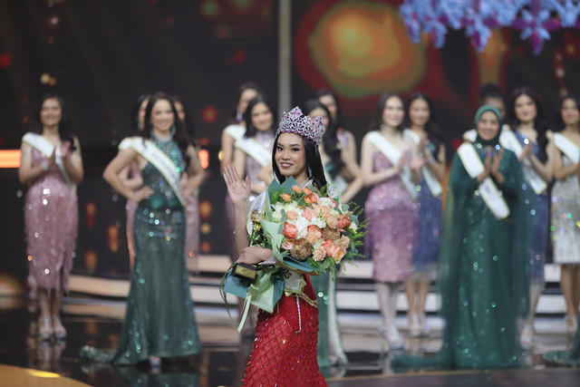 Audrey Bianca Dinobatkan Sebagai Miss Indonesia 2025. Aset: iNews Media Group