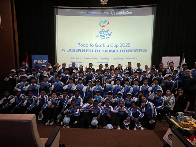 SKF Indonesia melepas tim untuk berlaga di Gothia Cup. Dok: Istimewa