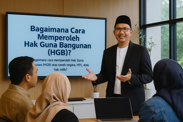 Ilustrasi Foto Penjelasan Cara Perolah HGB | Photo Yudi Setyo Prayogo created by chatgpt.com