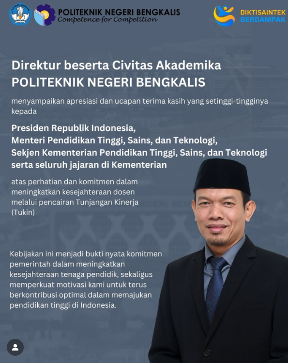 Politeknik Negeri Bengkalis Apresiasi Tukin: Tingkatkan Kesejahteraan Dosen