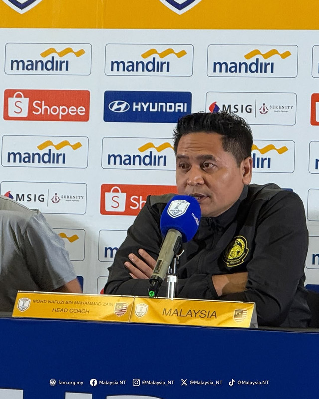 Pelatih Timnas U-23 Malaysia, Nafuzi Zain. Foto: FA Malaysia
