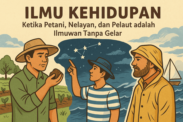 ilustrasi ilmu pengetahuan kehidupan sumber: chatgpt.com