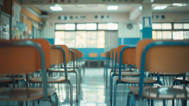 Ilustrasi ruang kelas yang kosong. Foto: Pixabay