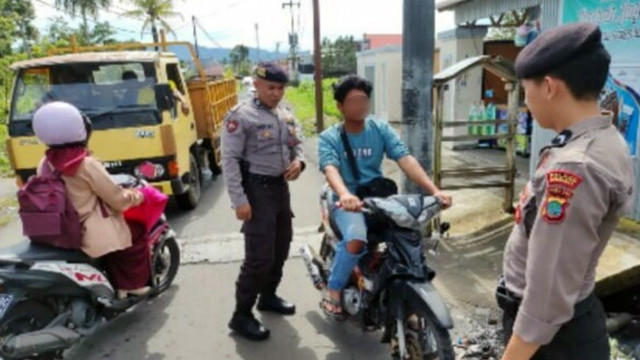 Operasi Patuh Samrat 2025 yang digelar di Sulawesi Utara. (foto: istimewa)