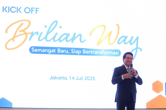  Direktur Utama BRI Hery Gunardi pada peluncurkan BRILiaN Way di Menara BRILian, Jakarta (14/07). Foto: Dok. BRI
