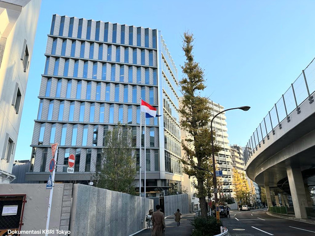 Penampakan KBRI Tokyo, Jepang. Foto: KBRI Tokyo.