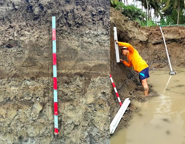 Lokasi temuan endapan jejak tsunami purba oleh BRIN di Kulon Progo. Foto: BRIN