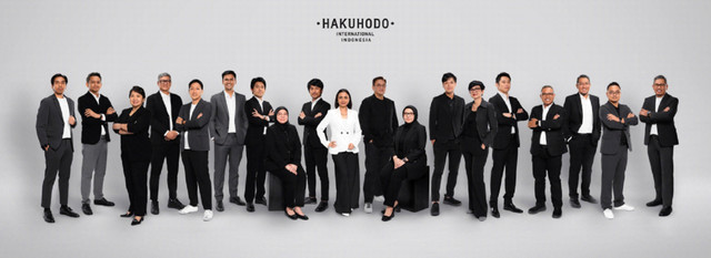 Jajaran kepemimpinan baru Hakuhodo International Indonesia (HIID). Foto: HIID