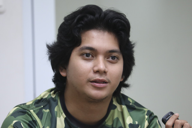 Pemeran film Believe Ajil Ditto saat media visit ke kumparan, Rabu (16/7/2025). Foto: Dicky Adam Sidiq/kumparan