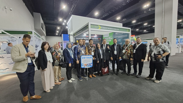 Gakeslab Indonesia di Internasional Healthcare Week (IHW) 2025. Foto: Ochi Amanaturrosyidah/kumparan