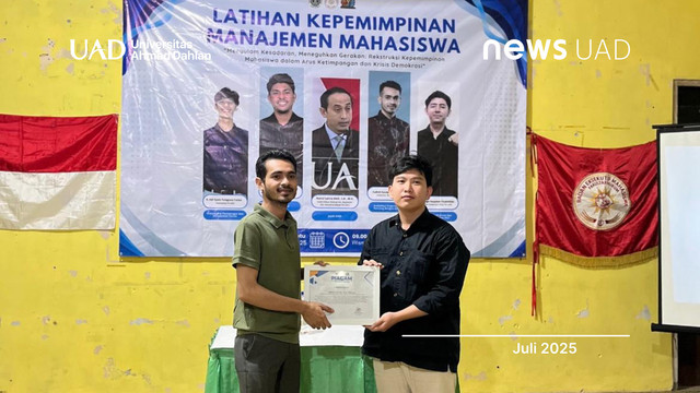 Kegiatan LKMM BEM FH Universitas Ahmad Dahlan (UAD) (Foto. Salsya)